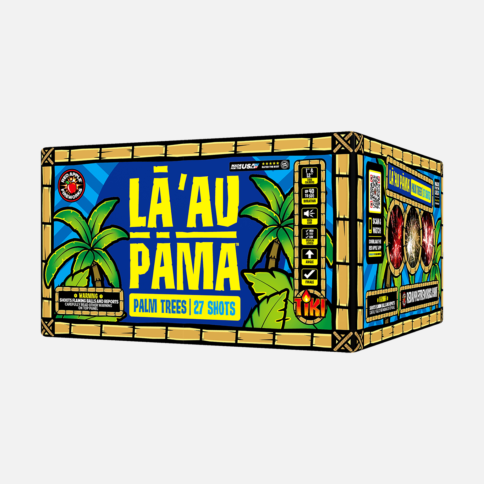 LAʻAU PAMA™ Palm Trees 27 Shot XL® Aerials XL® Aerial Cakes (Up to 500 Grams)