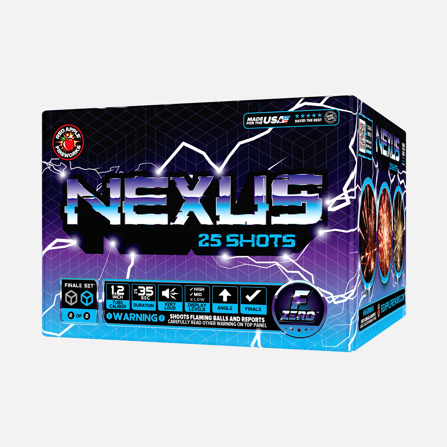 Nexus™ 50 Shot XL® Aerial Finale Sets® XL® Finale Sets® (Up to 2000 Grams)