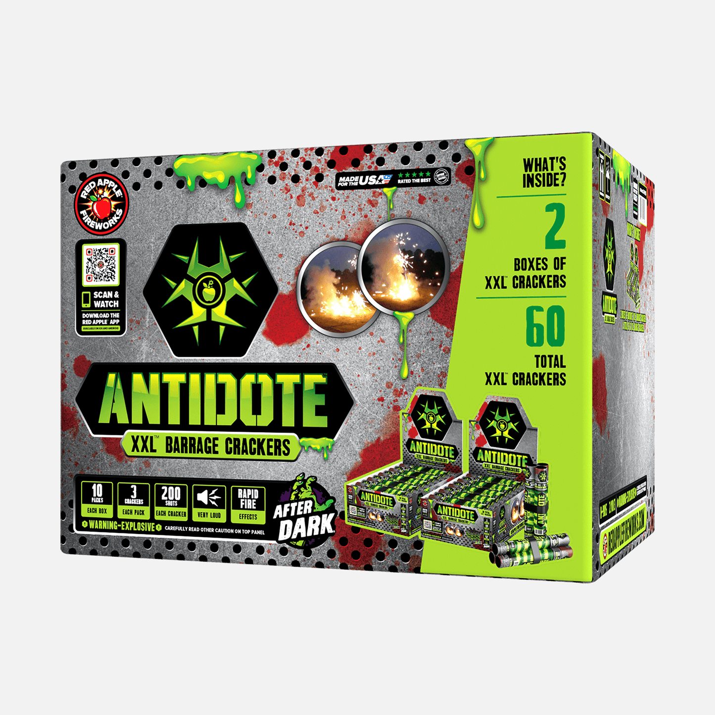 Antidote 200 Shot XXL™ Barrage Crackers