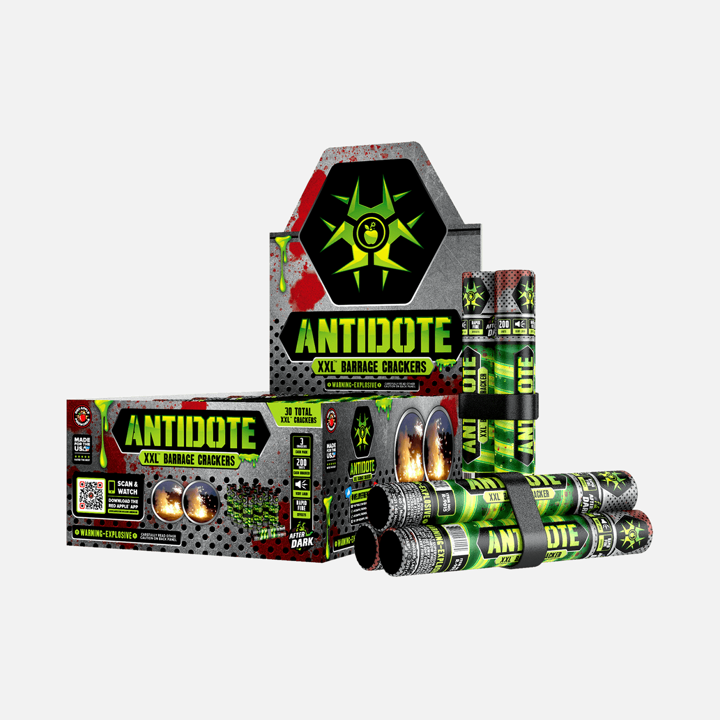 Antidote 200 Shot XXL™ Barrage Crackers