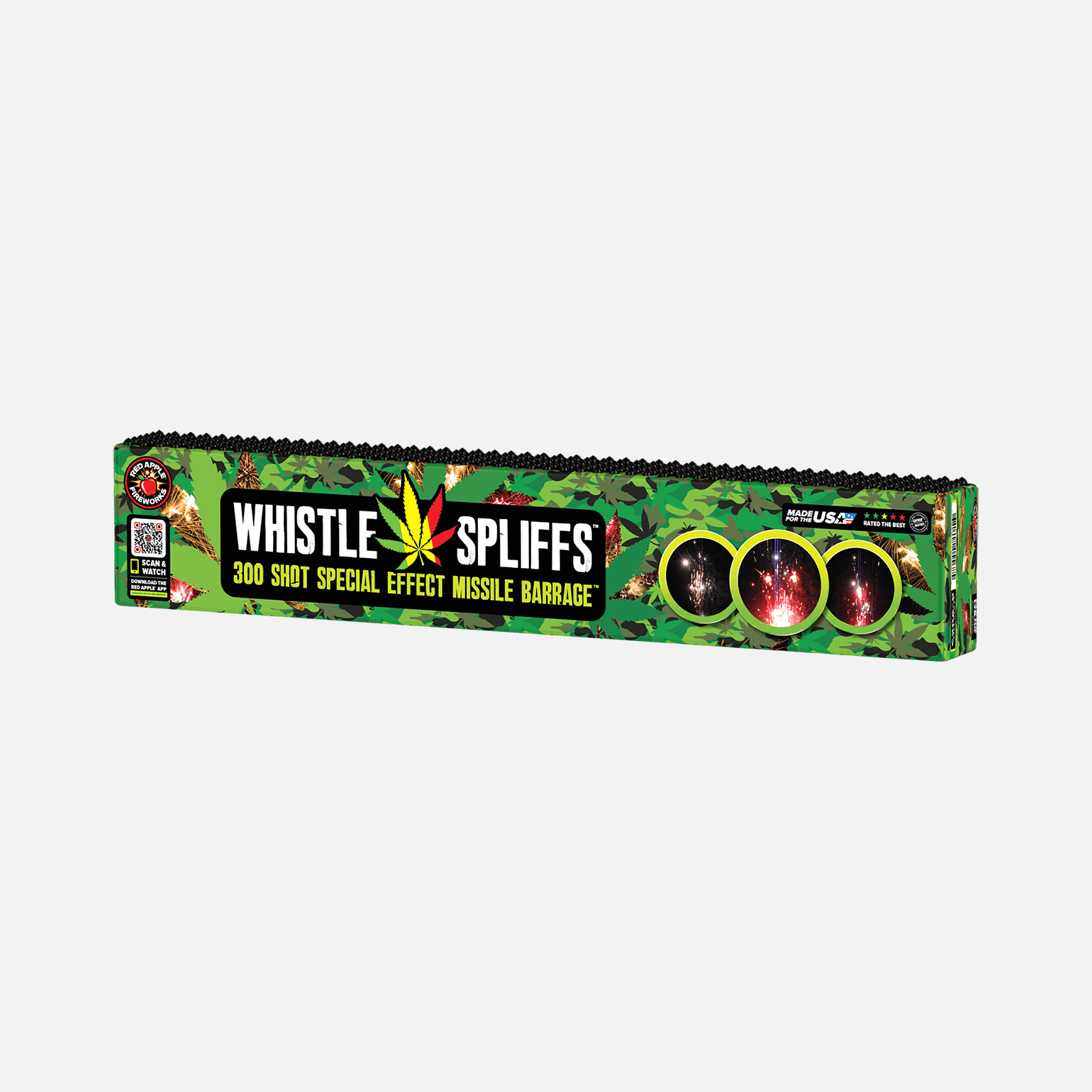 Whistle Spliffs™ 300 Shots Special Effect Missile Barrage™ Missiles