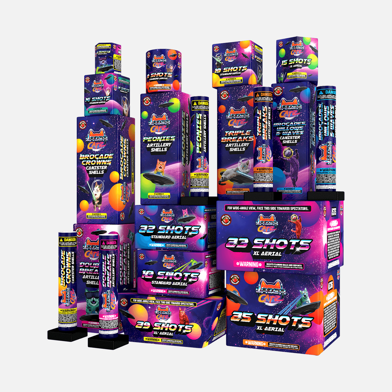 Lazer Catz™ Case 231 Shots Sampler® Sky Show Samplers®