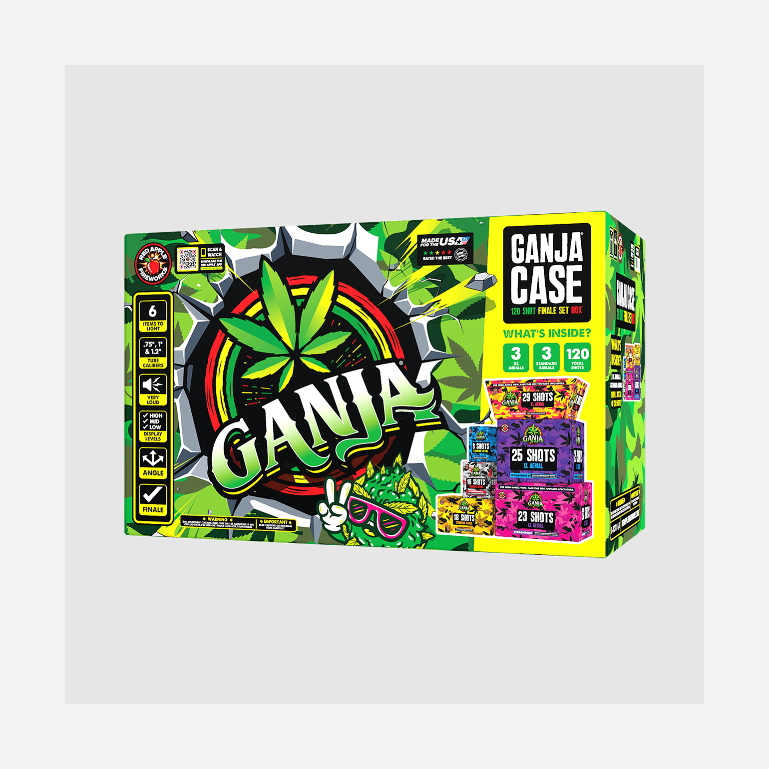 Ganja® Case 120 Shots Sampler®