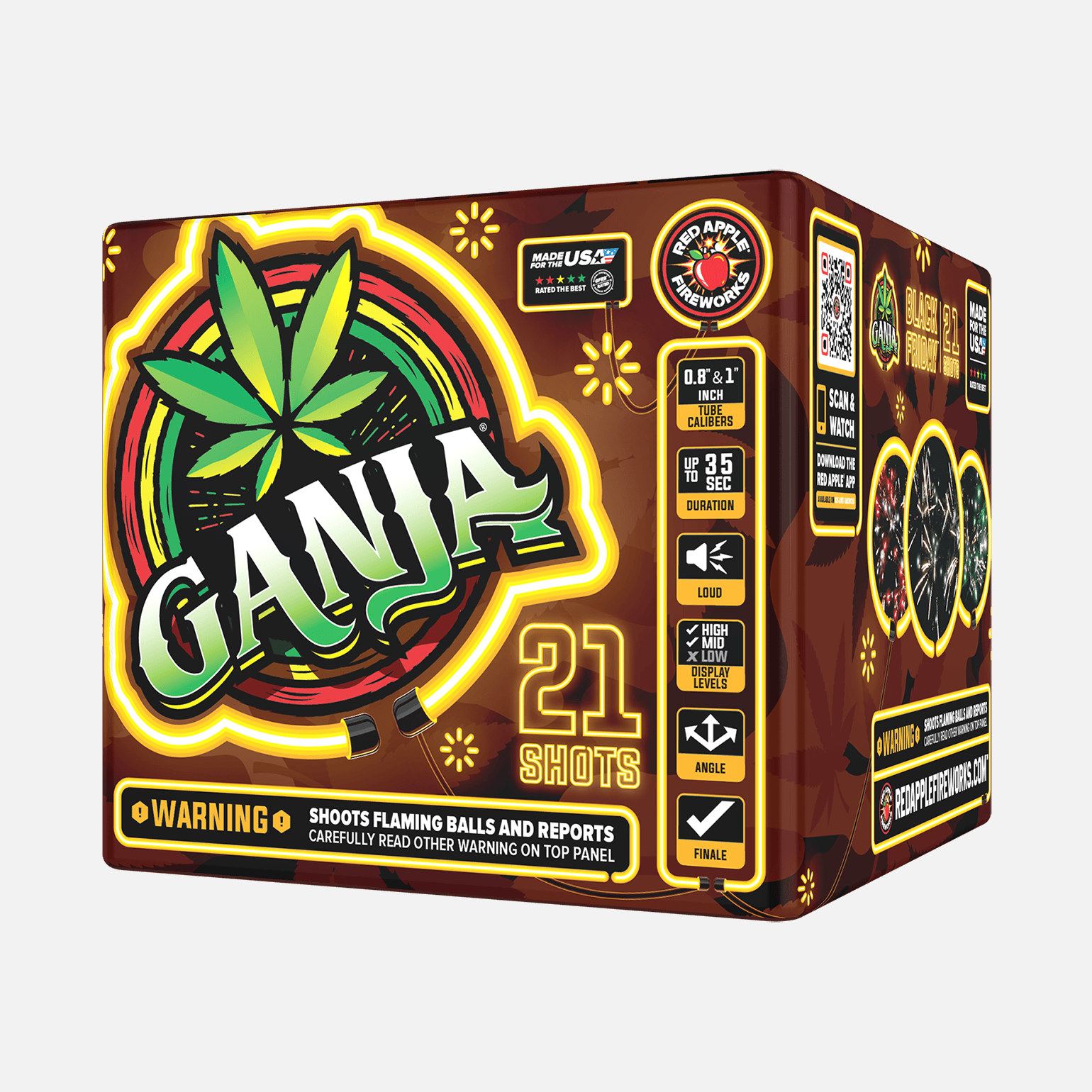 Black Friday Ganja® 21 Shots Standard Aerials Standard Aerial Cakes (Up to 200 Grams)