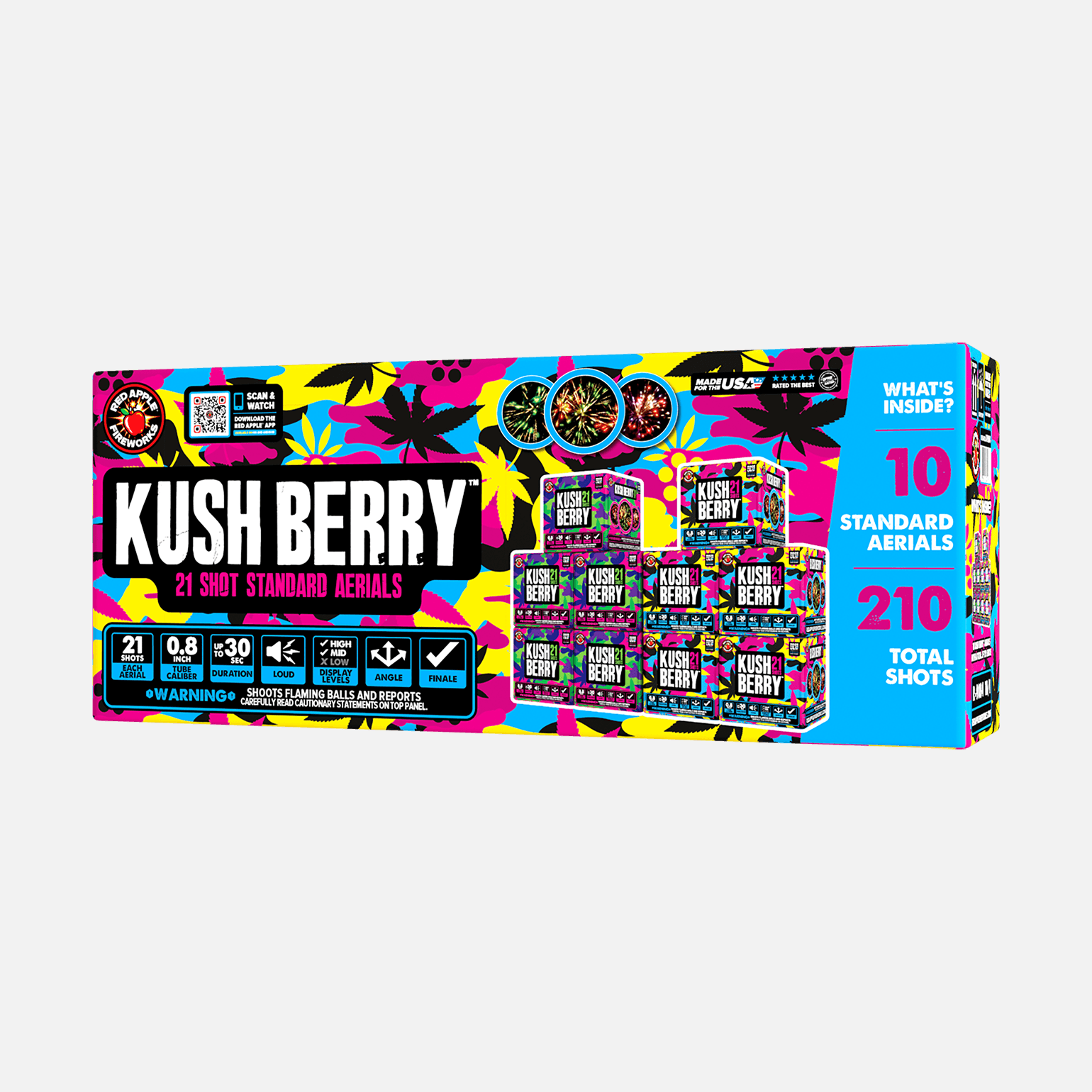 Kush® Berry 21 Shots Standard Aerial Standard Aerial Cakes (Up to 200 Grams)