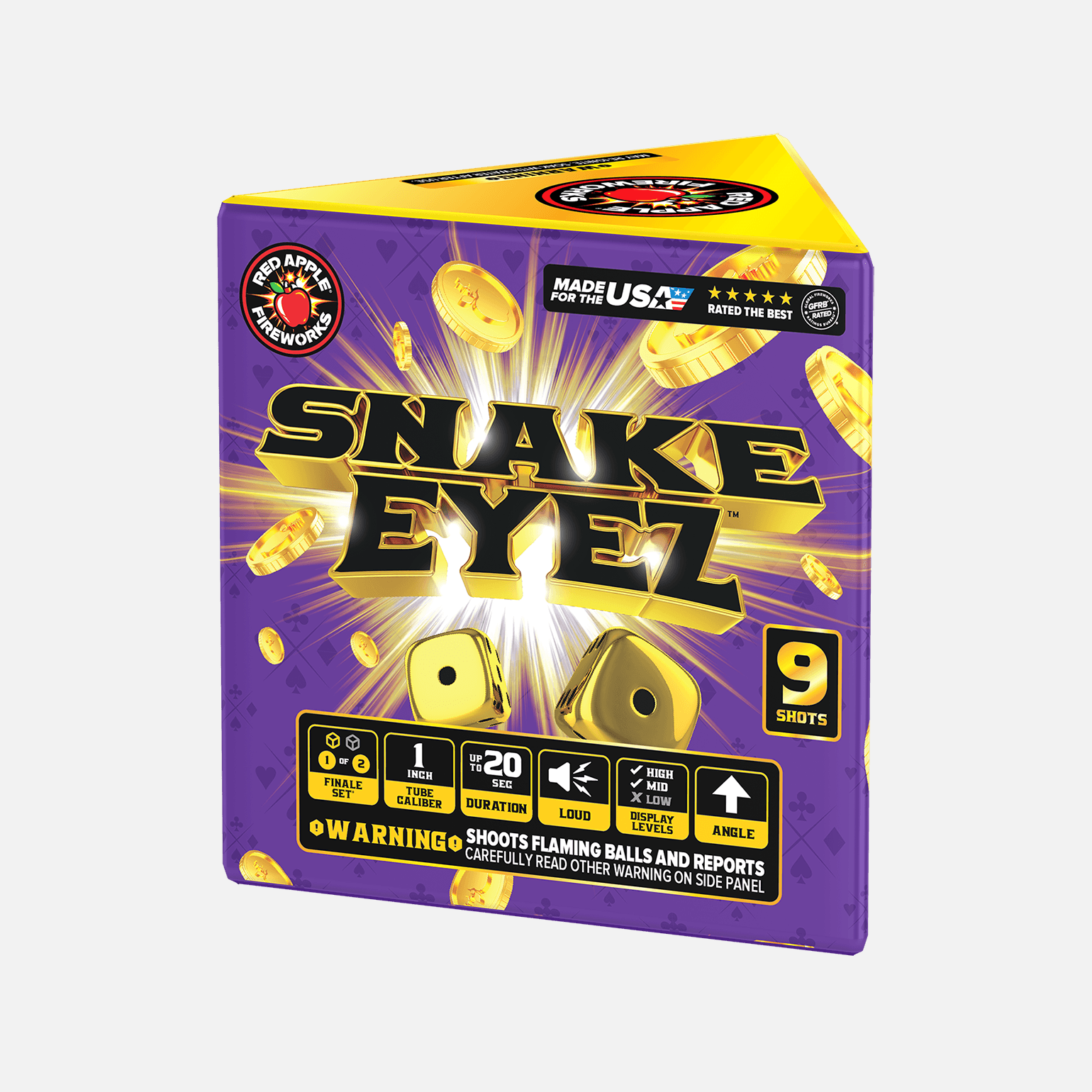 Snake Eyez™ 18 Shot Standard Aerial Finale Set®