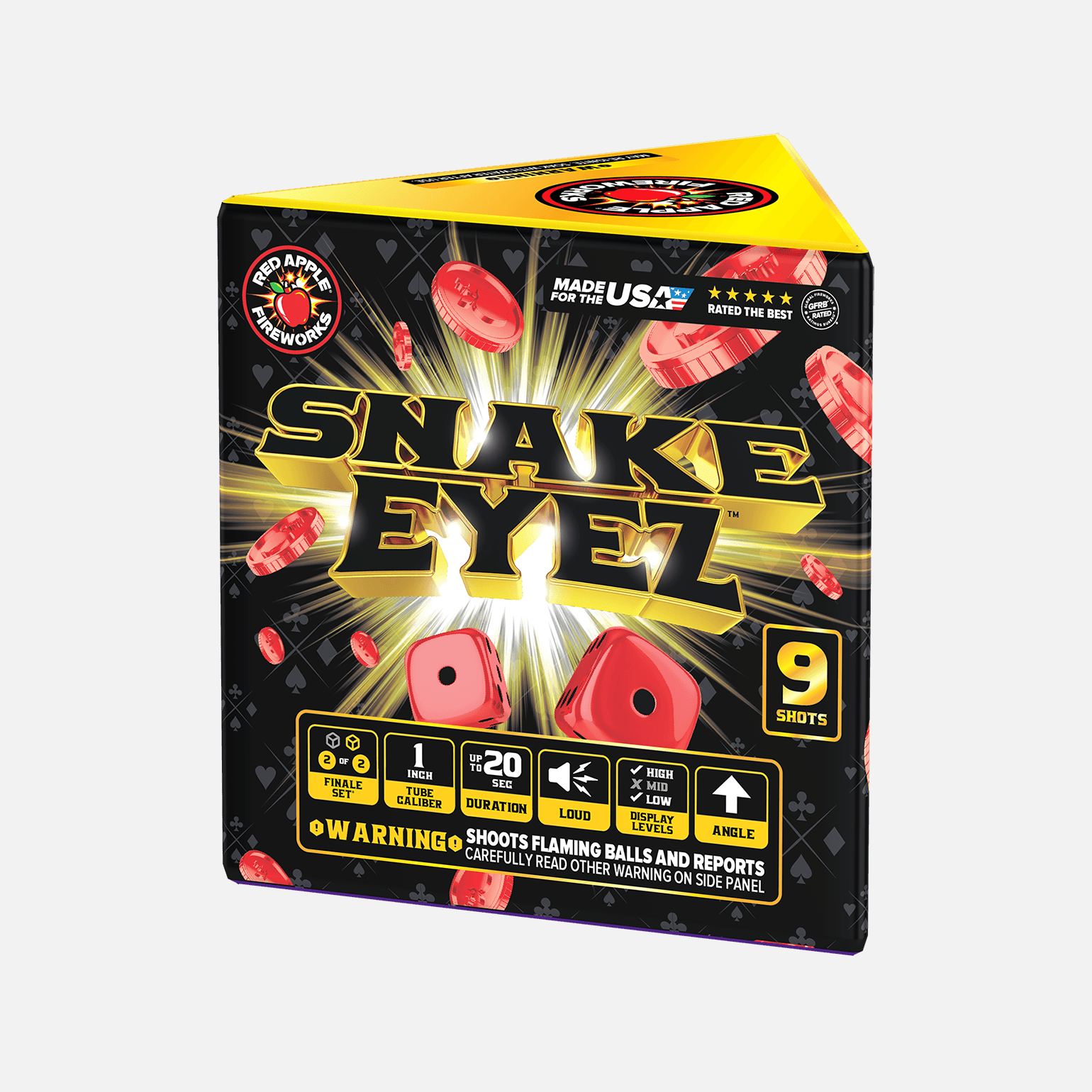 Snake Eyez™ 18 Shot Standard Aerial Finale Set®