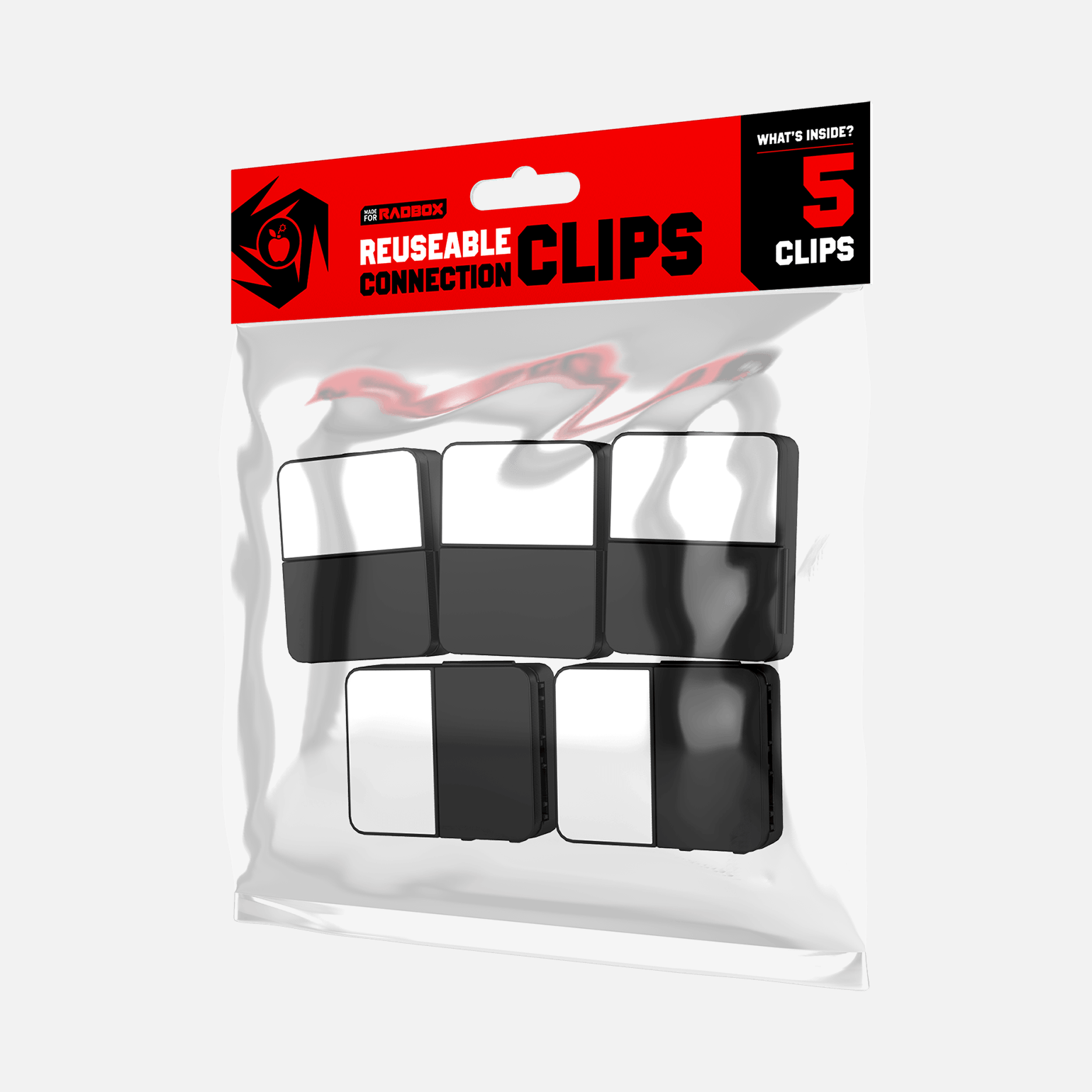 RADBOX™ Connection Clips pack of 5