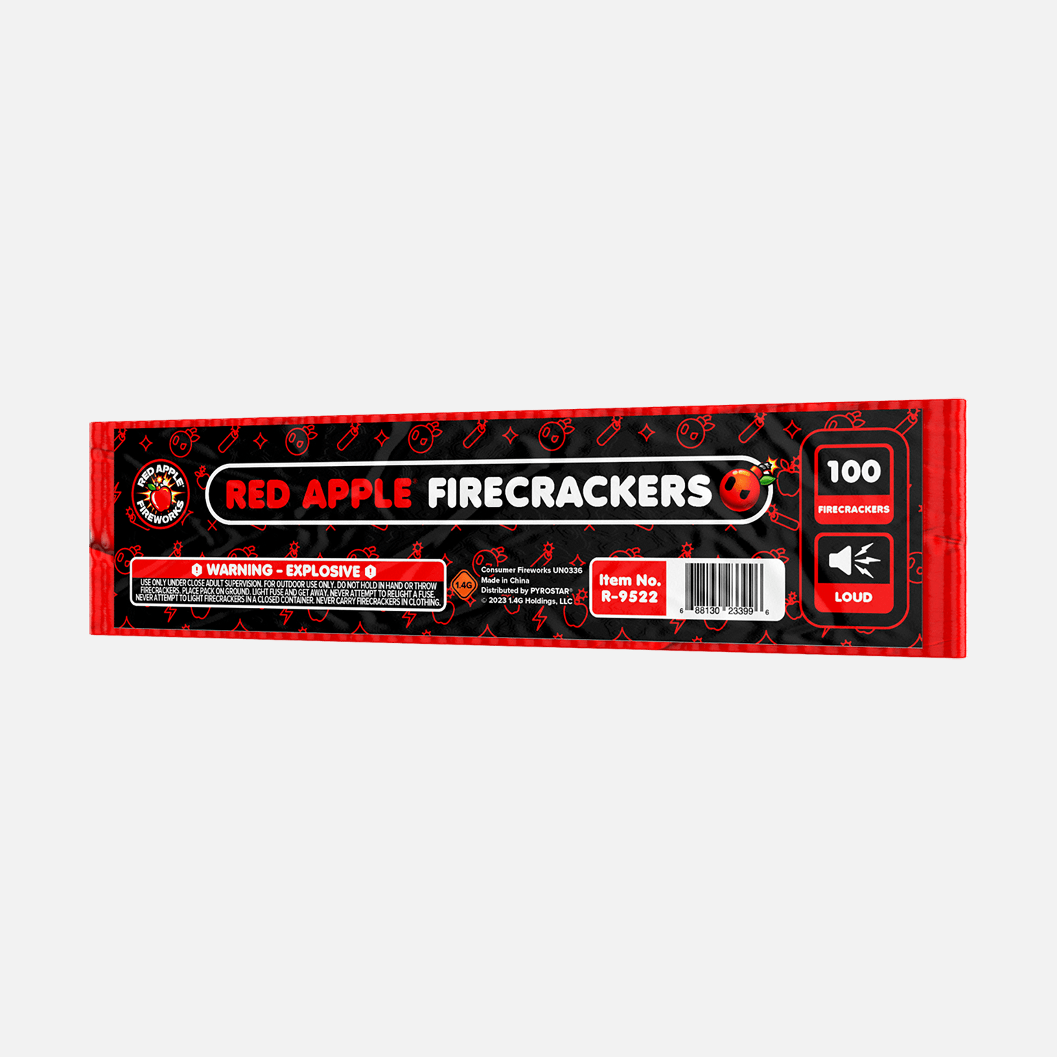 Red Apple® Bombs 100 Strip Flash Crackers