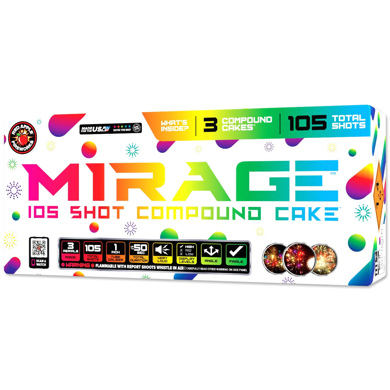 Mirage™ 105 Shot Compound™ Cake