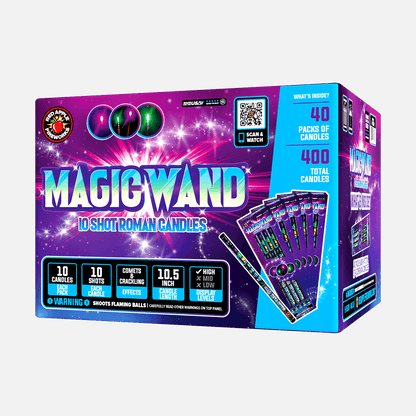 Magic Wand™ 10 Shot Roman Candles