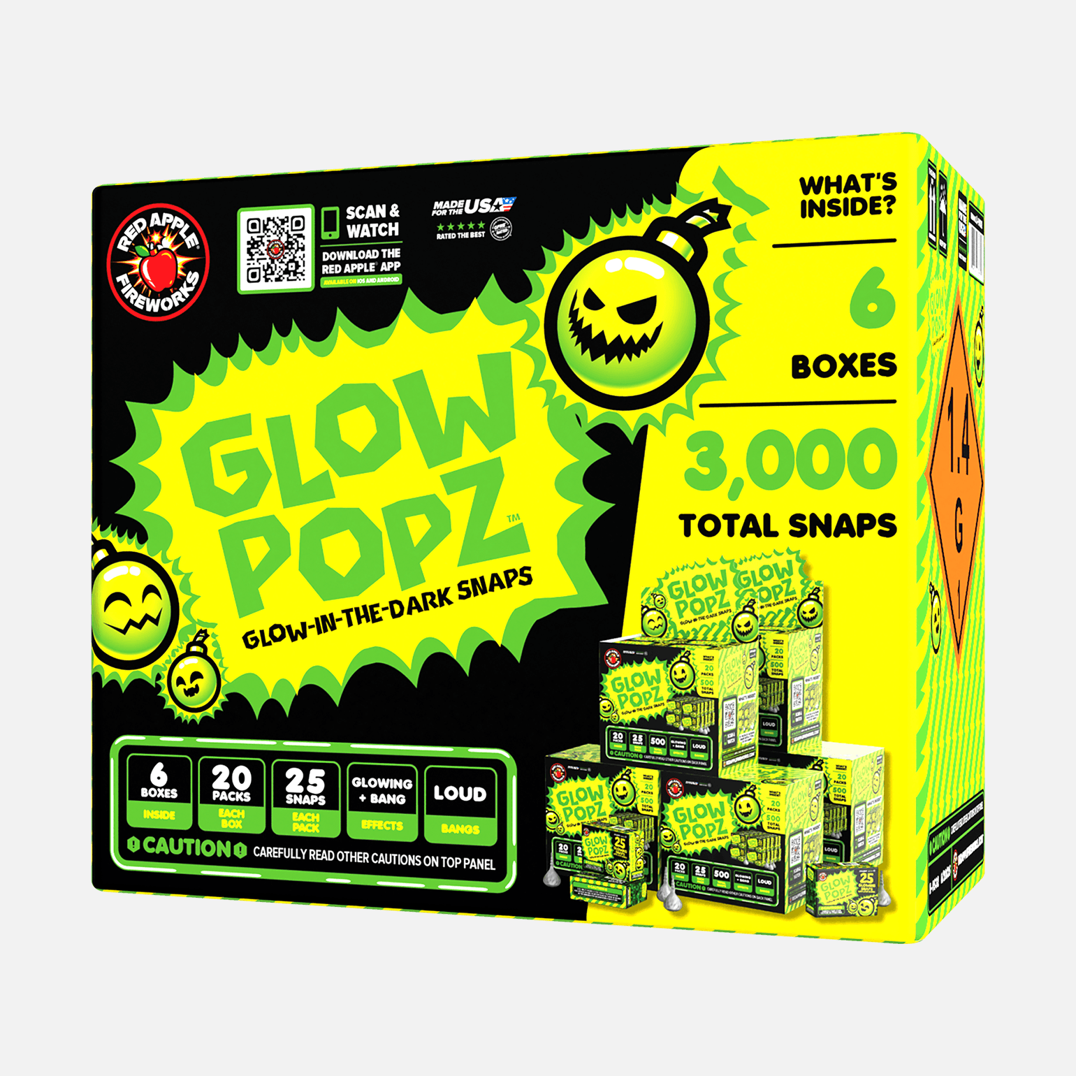 Glow Popz™ Glow-in-the-dark Snaps Snaps