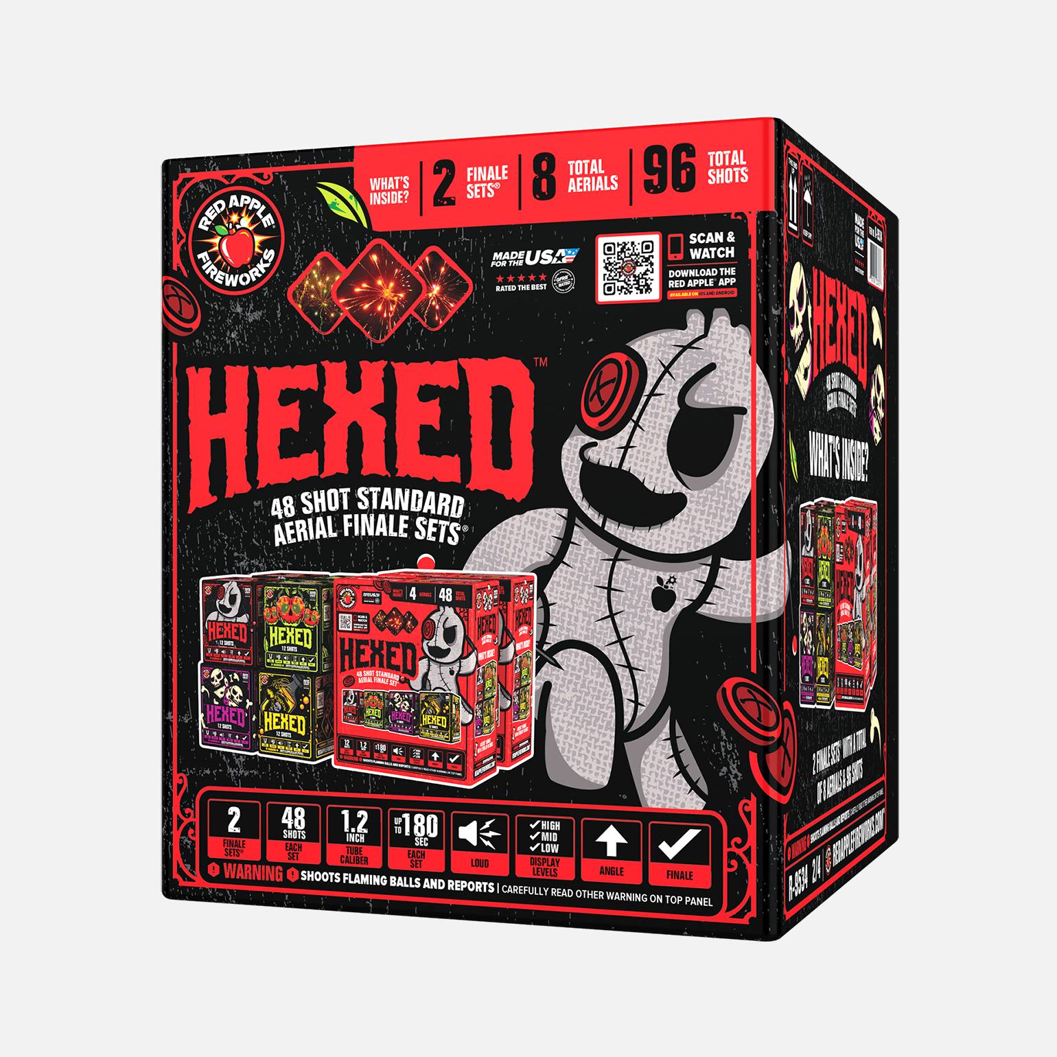 Hexed™ 48 Shot Standard Aerial Finale Sets®