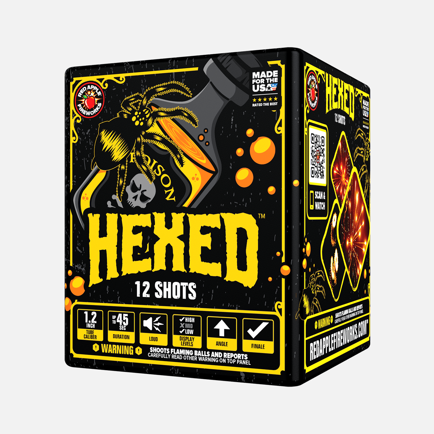 Hexed™ 48 Shot Standard Aerial Finale Sets®