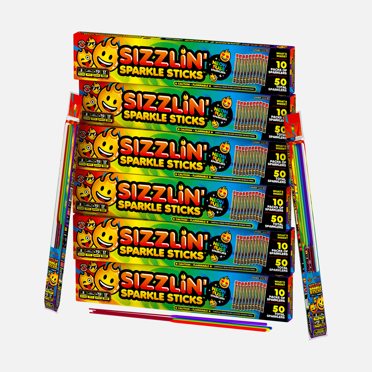 Sizzlin' Sparkle Sticks™ Fuse Sparklers