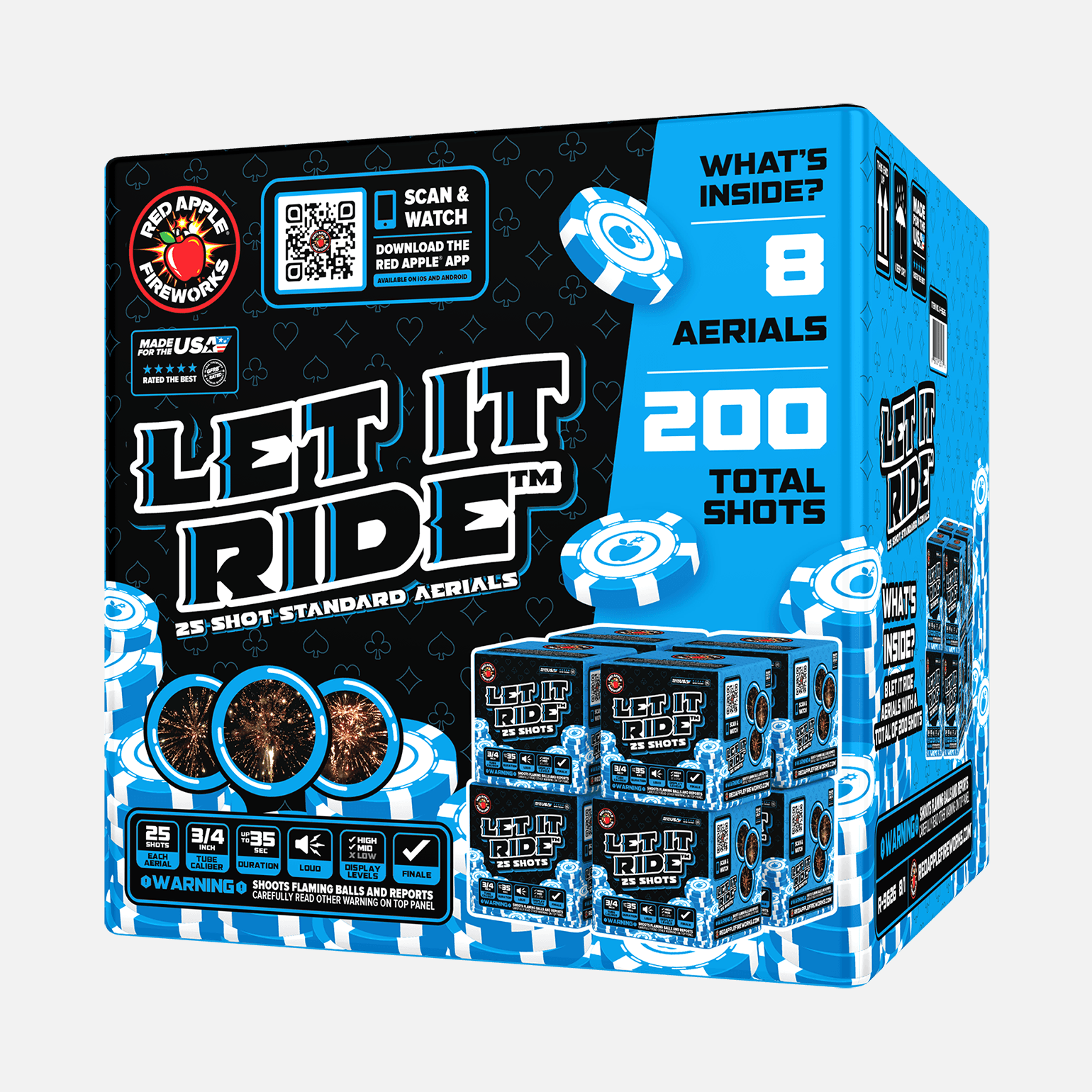 Let it Ride™ 25 Shot Standard Aerials