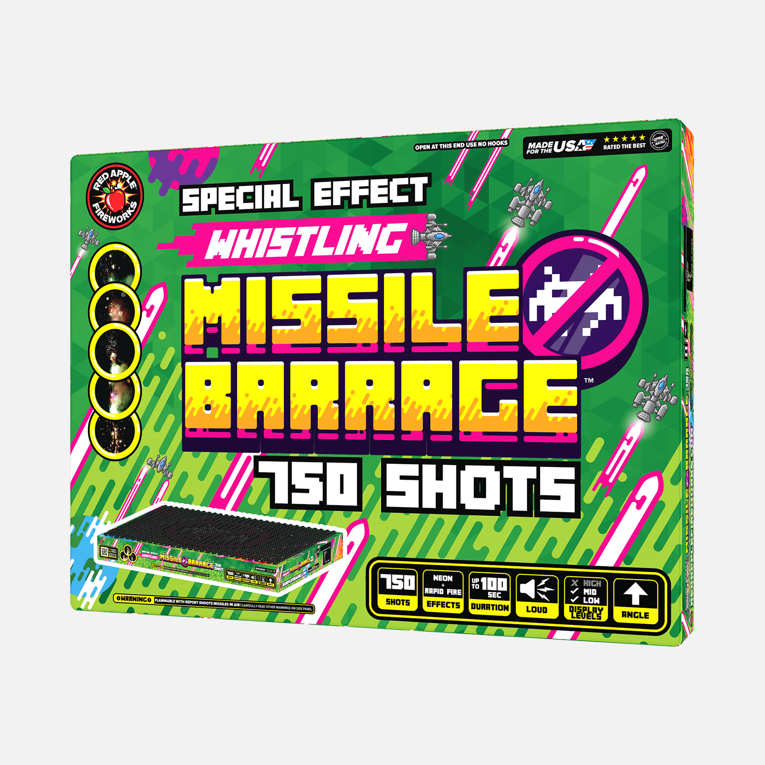 750 Shot Special Effect Missile Barrage™ Missiles