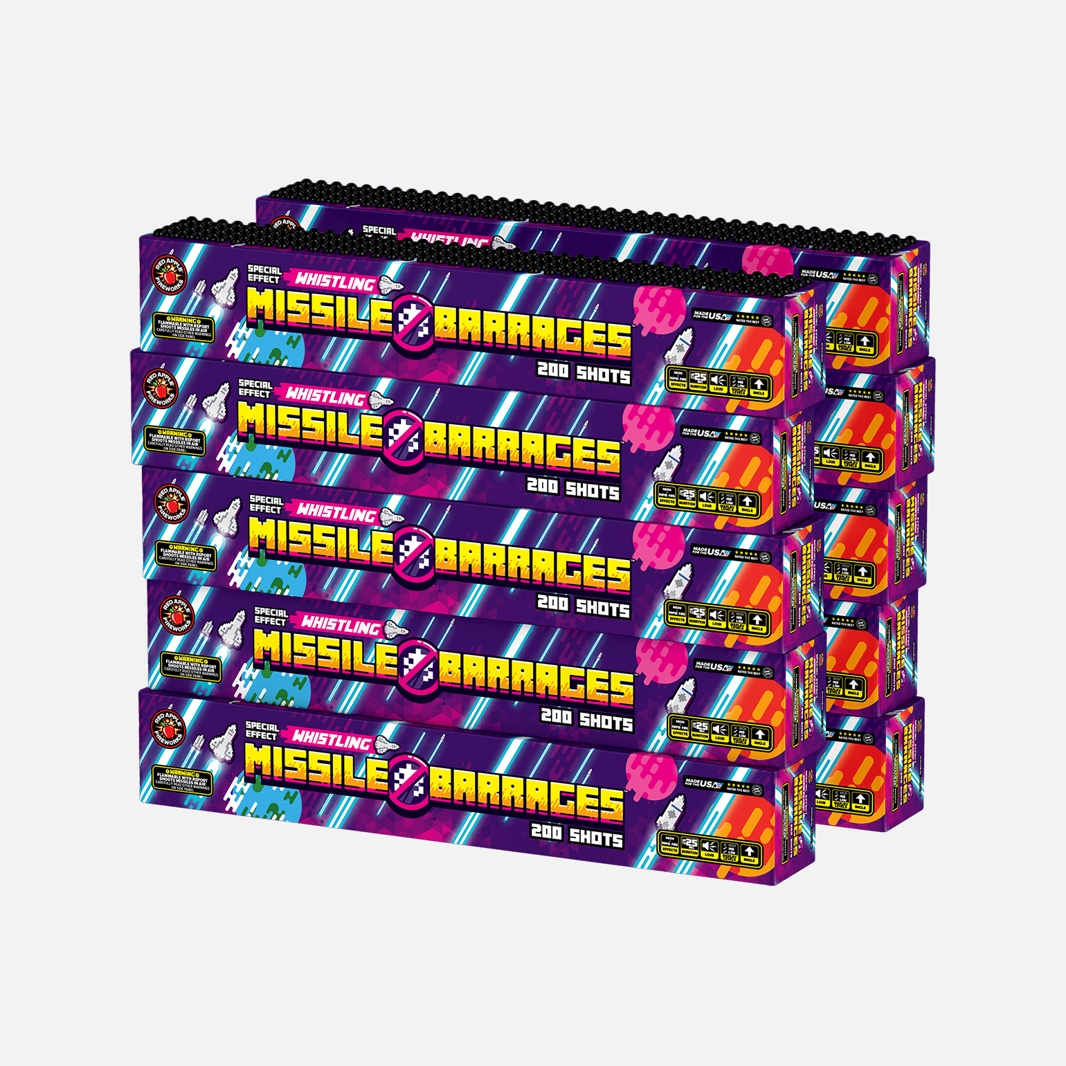 200 Shot Special Effect Missile Barrage™ Missiles