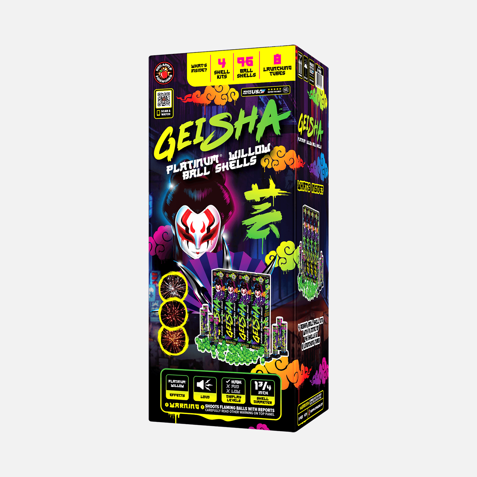 Geisha® Platinum® 24 Shot Willow Ball Shells