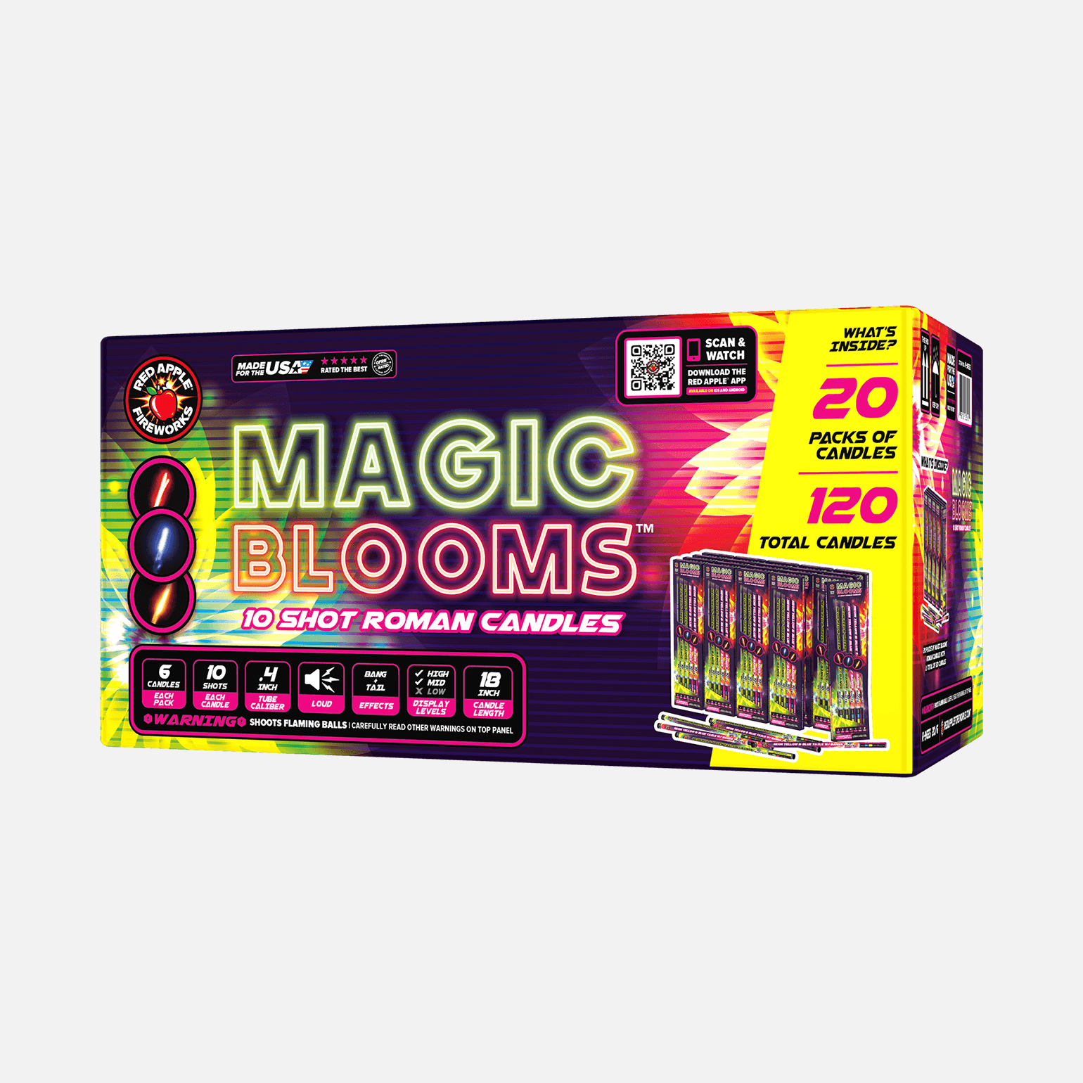 Magic Blooms™  10 Shot Roman Candles