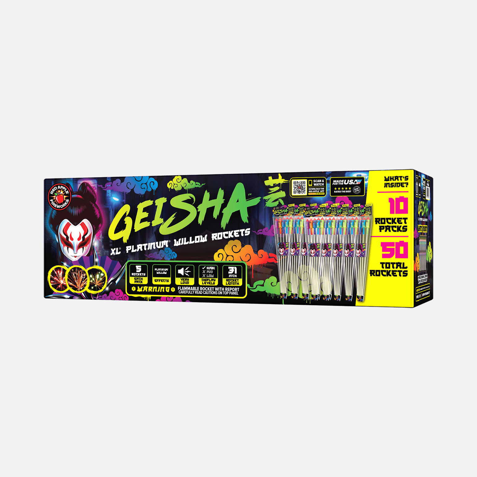 Geisha® XL® Platinum® Willow Rockets