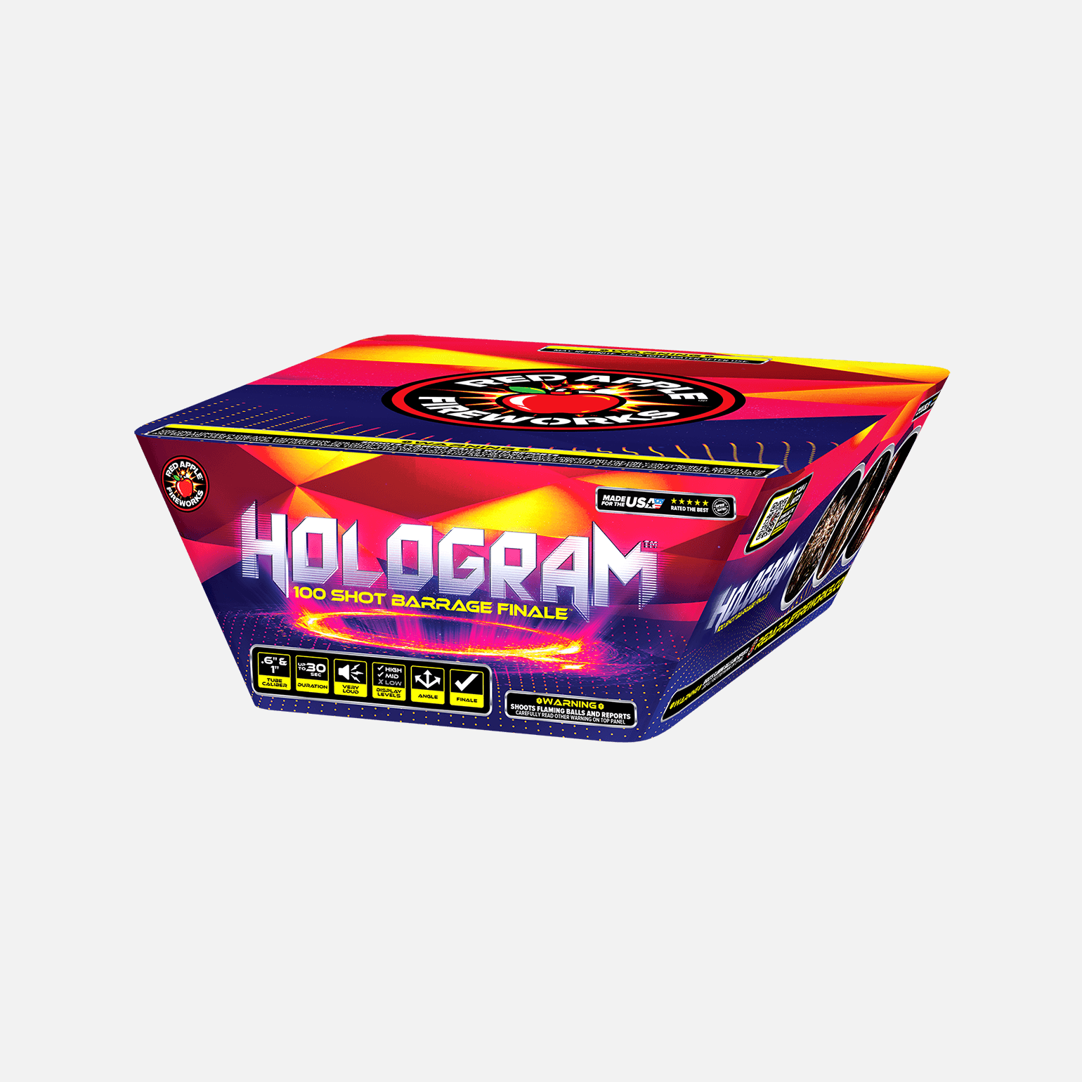 Hologram® 100 Shot Barrage Finale™ Barrage Cakes (Up to 500 Grams)