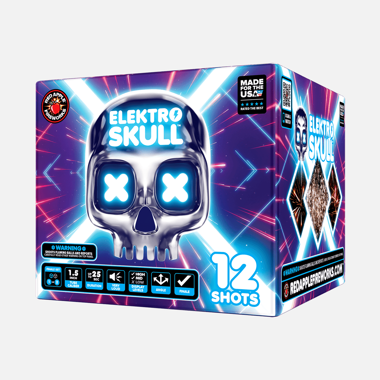 Electro Skull™ 24 Shot XL® Aerial Finale Set®