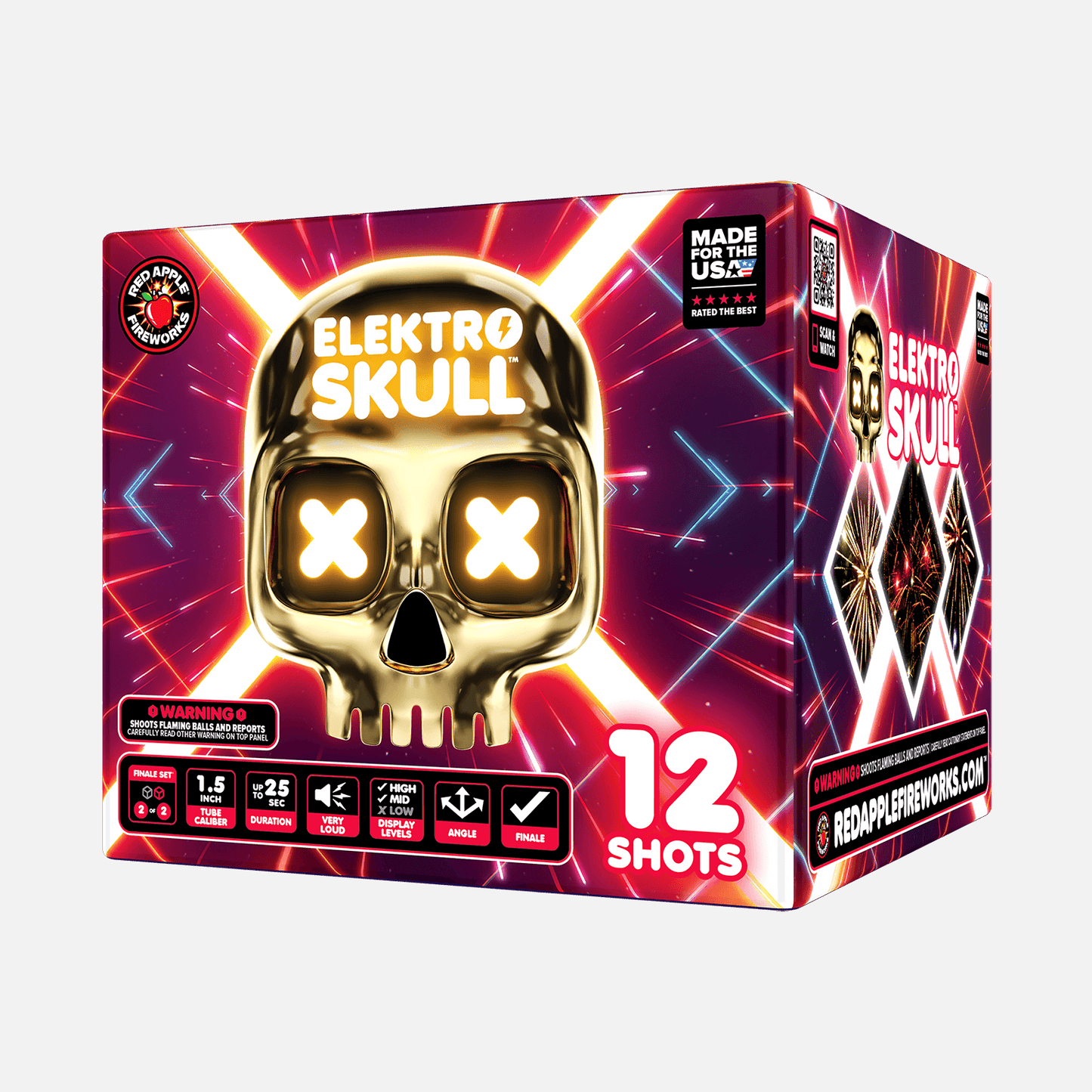 Electro Skull™ 24 Shot XL® Aerial Finale Set®