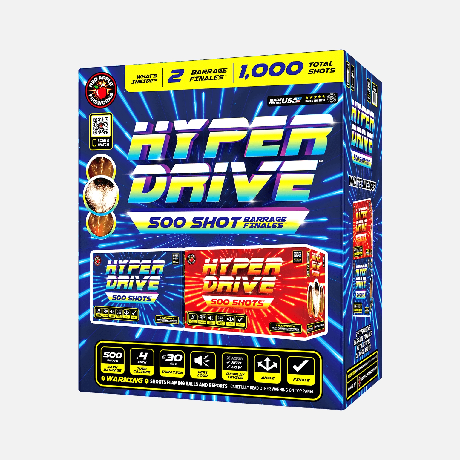 Hyperdrive™ 500 Shot Barrage Finales™ Barrage Cakes (Up to 500 Grams)