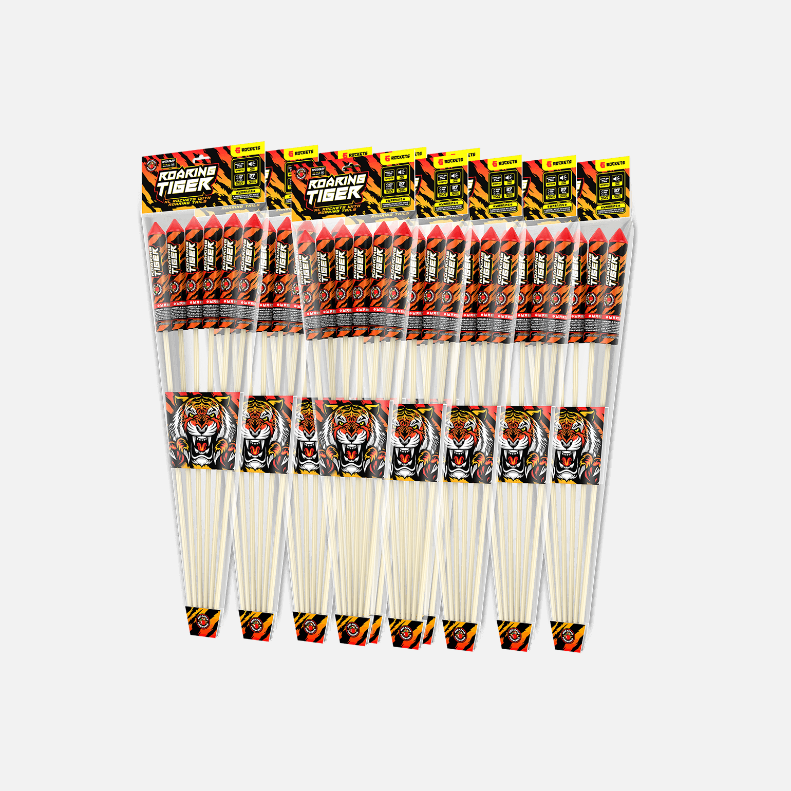 Roaring Tiger™ XL® Rockets with Roaring Tails