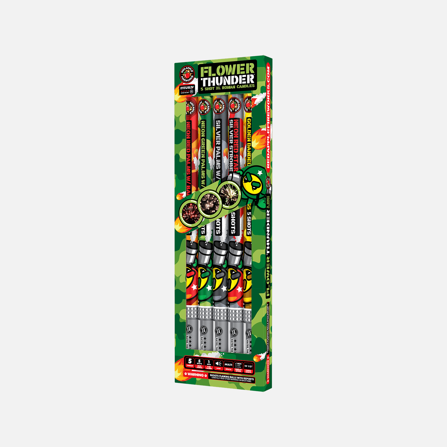 Flower Thunder™ 5 Shot XL® Roman Candles XL® Roman Candles