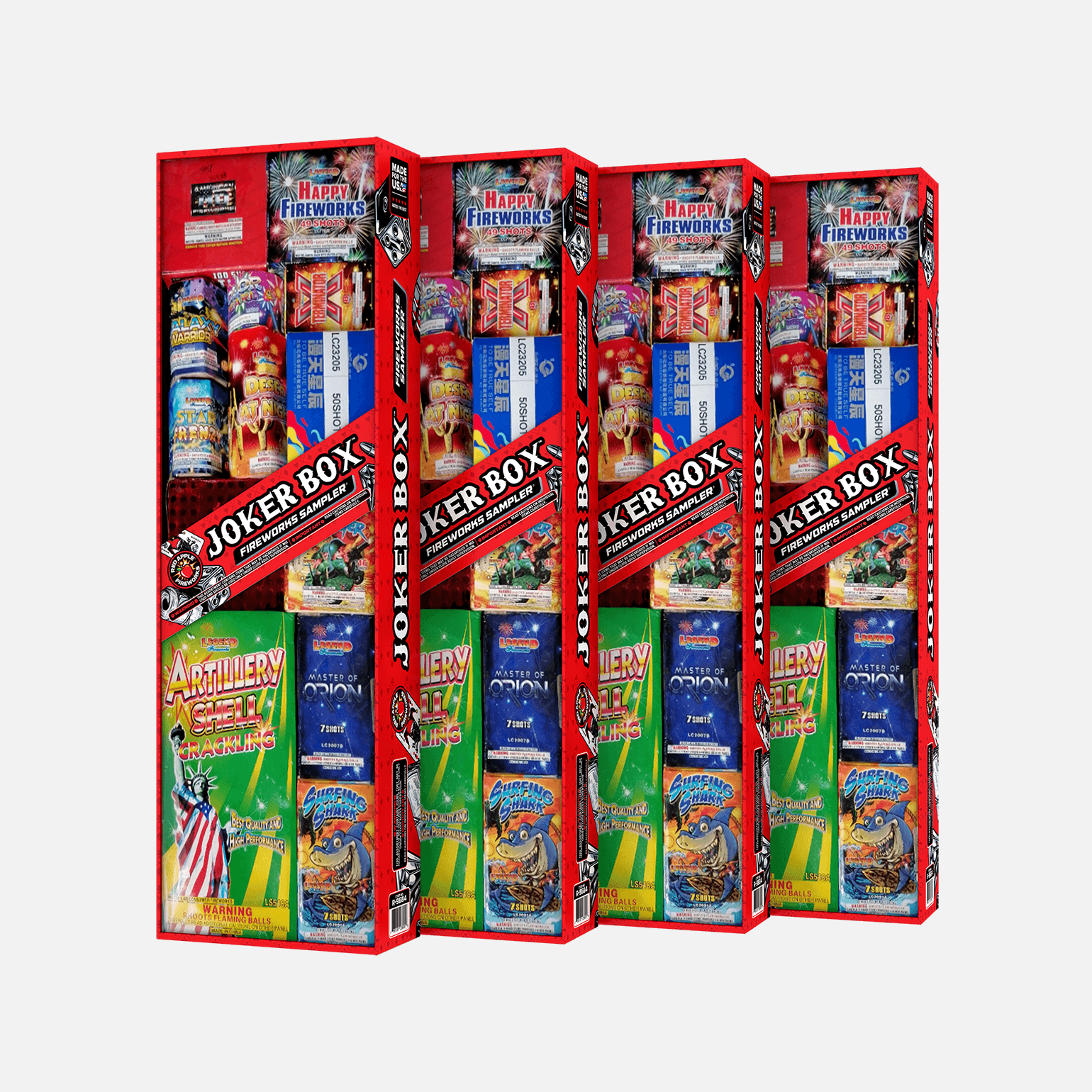 Joker™ Box 370 Shot Fireworks Samplers® Sky Show Samplers®