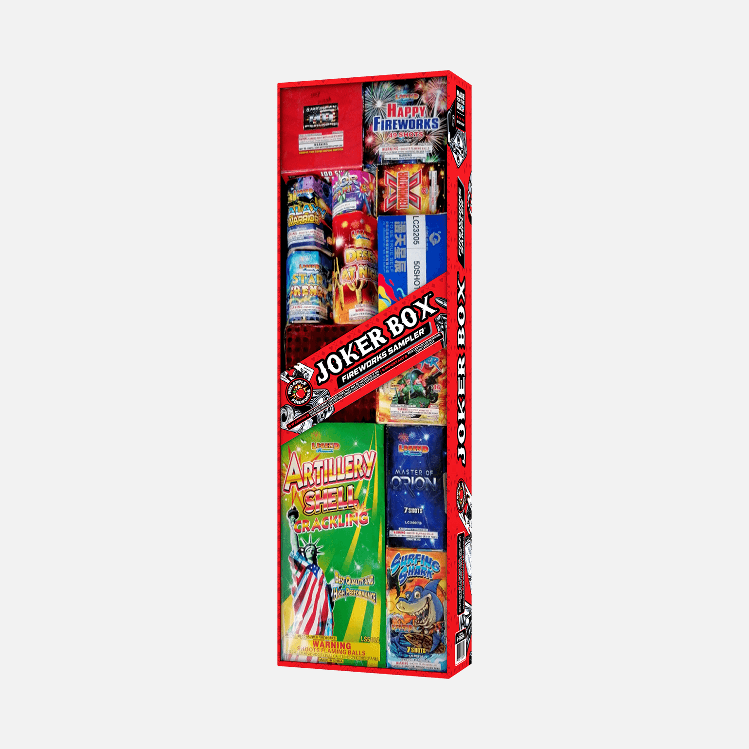 Joker™ Box 370 Shot Fireworks Samplers® Sky Show Samplers®