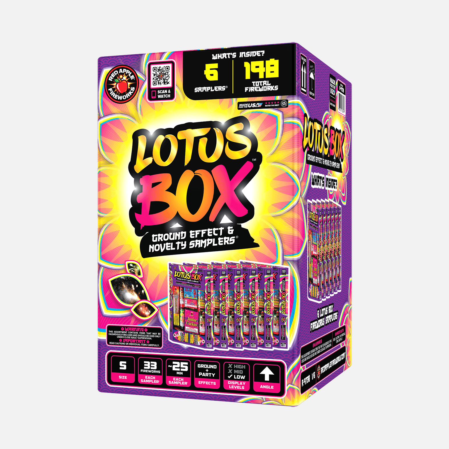 Lotus Box™ Fireworks Samplers® Ground Effect Samplers®