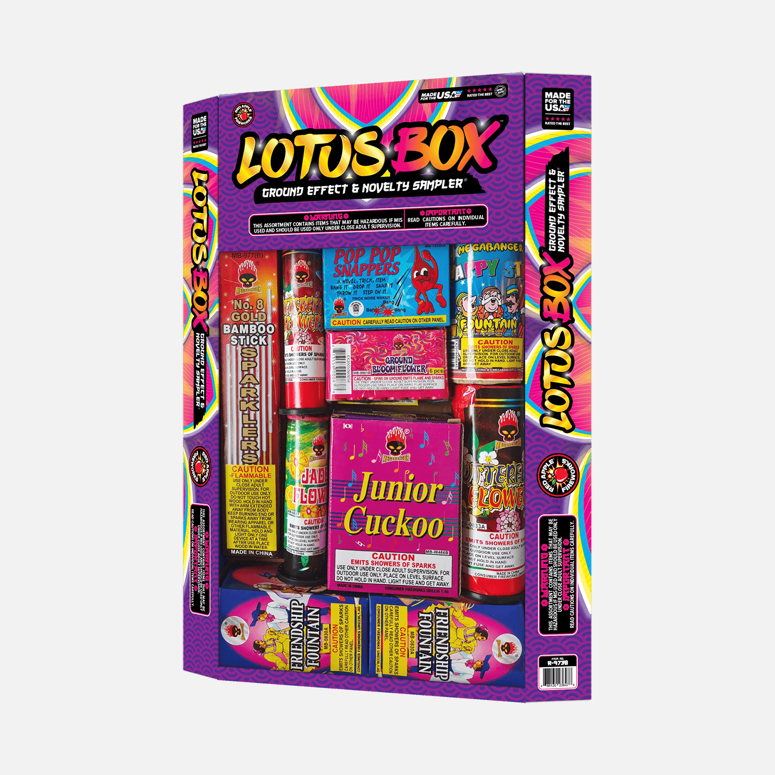 Lotus Box™ Fireworks Samplers® Ground Effect Samplers®