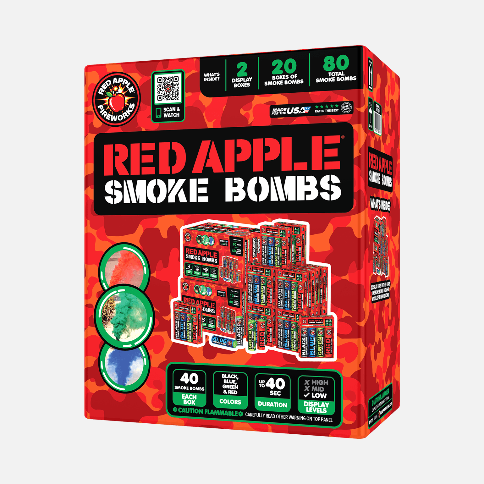 Red Apple® Smoke Bombs Smoke