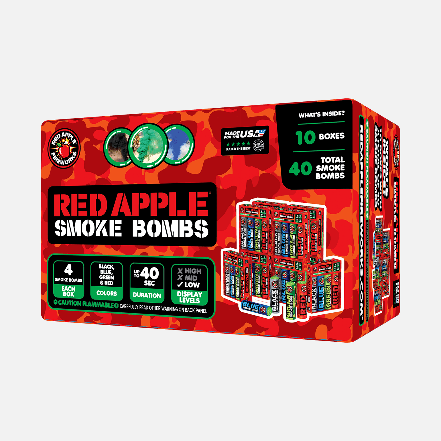 Red Apple® Smoke Bombs Smoke