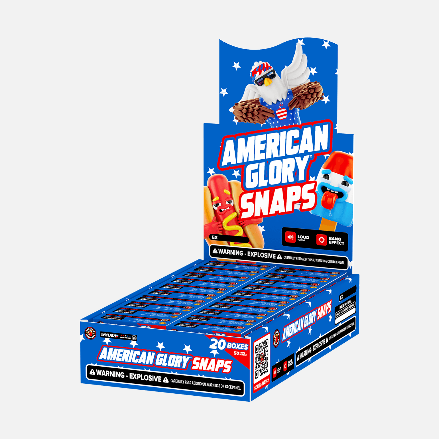 American Glory® Snaps - Display Box