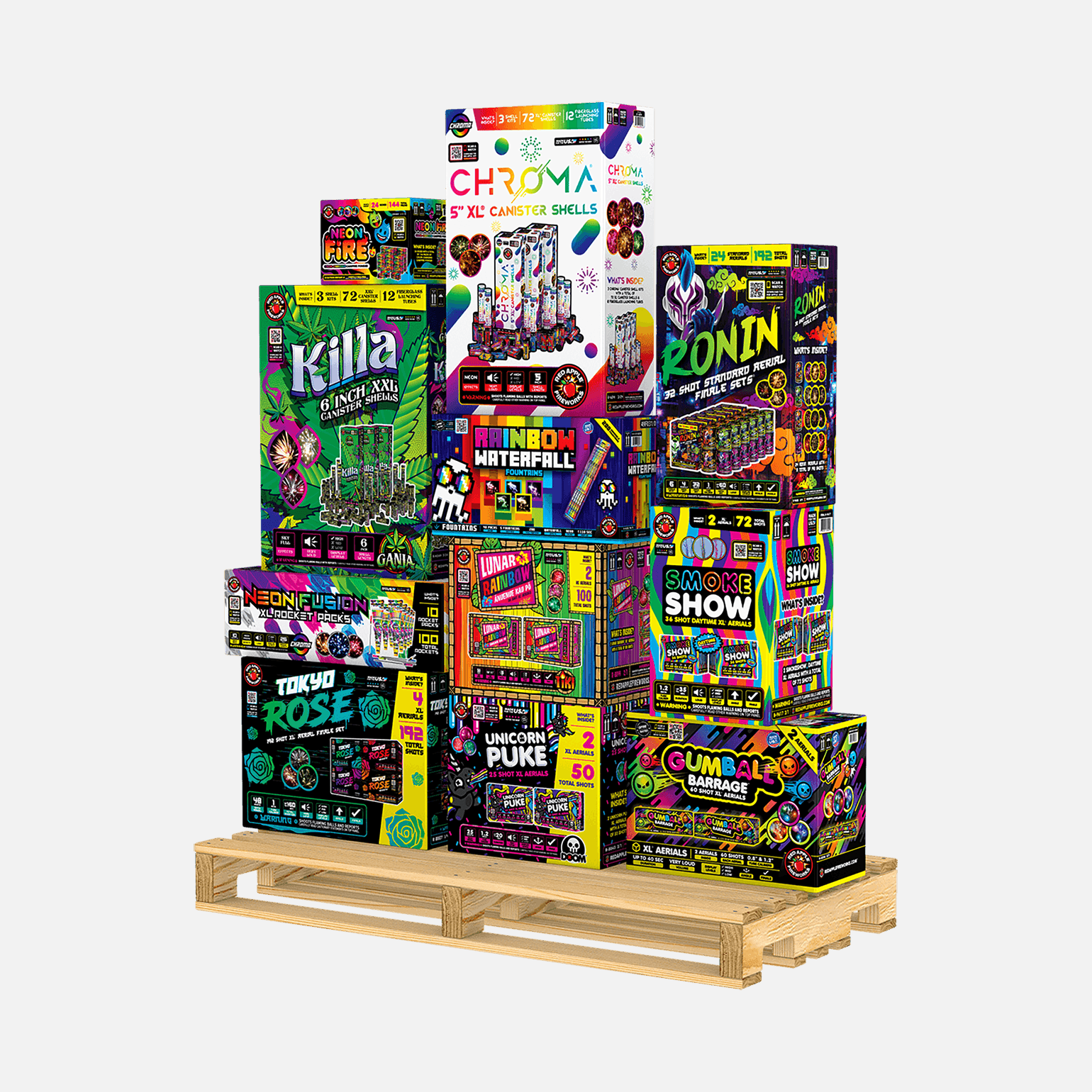 Most Colorful Party Pallet™ Party Samplers®