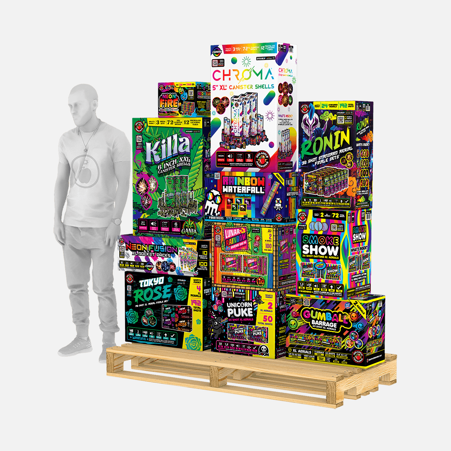 Most Colorful Party Pallet™ Party Samplers®